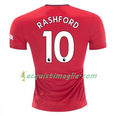 Divisa di Calcio Manchester United Marcus Rashford 10 Prima 2019/2020